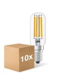 Multipack 10x Ledvance Special LED E14 Tube one-handed Filament Clear 4.2W 470lm - 827 Extra Warm White | Replaces 40W