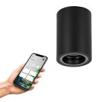 Eglo Connect.Z Smart Ceiling Spot Carosso-Z Aluminium Black 4.9W 345lm - 827-865 Tunable White + RGB | Dimmable - Suitable for GU10