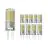 Multipack 10x Noxion Bolt LED Capsule G9 4.8W 600lm - 830 Warm White | Replaces 50W