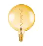 Osram Vintage 1906 LED E27 Globe Filament Gold 200mm 5W 300lm - 820 Extra Warm White | Dimmable - Replaces 40W