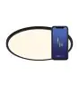 Nordlux Oja Smart 60 Ceiling Light Metal Black 30W 3500lm - 827-865 Tunable White | 600mm - Wifi and Bluetooth Dimmable