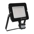 Ledvance LED Floodlight Compact Black 50W 4500lm 100D - 830 Warm White | IP65 - Symmetrical - Motion and Light Sensor
