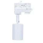 Noxion Tracklight 3-Phase Ecowhite Aluminium White | Suitable for 1x GU10